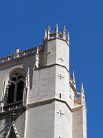Lyon, Cathedrale Saint Jean, Tourelle
